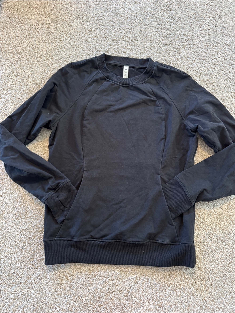 Lululemon Black Crewneck Sweater